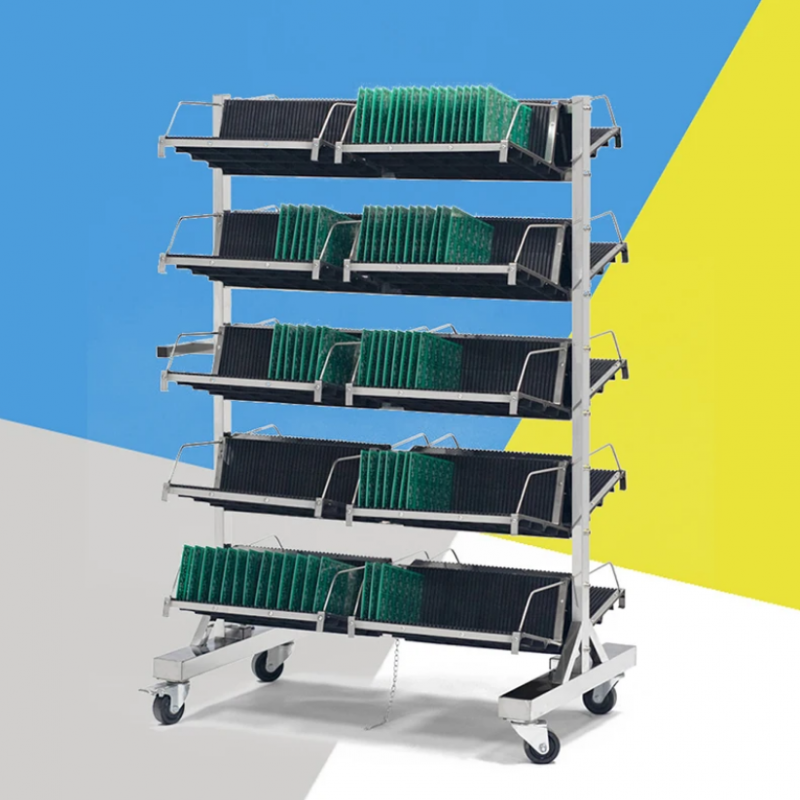 ESD SMT PCB  Reel  Storage Trolley Cart