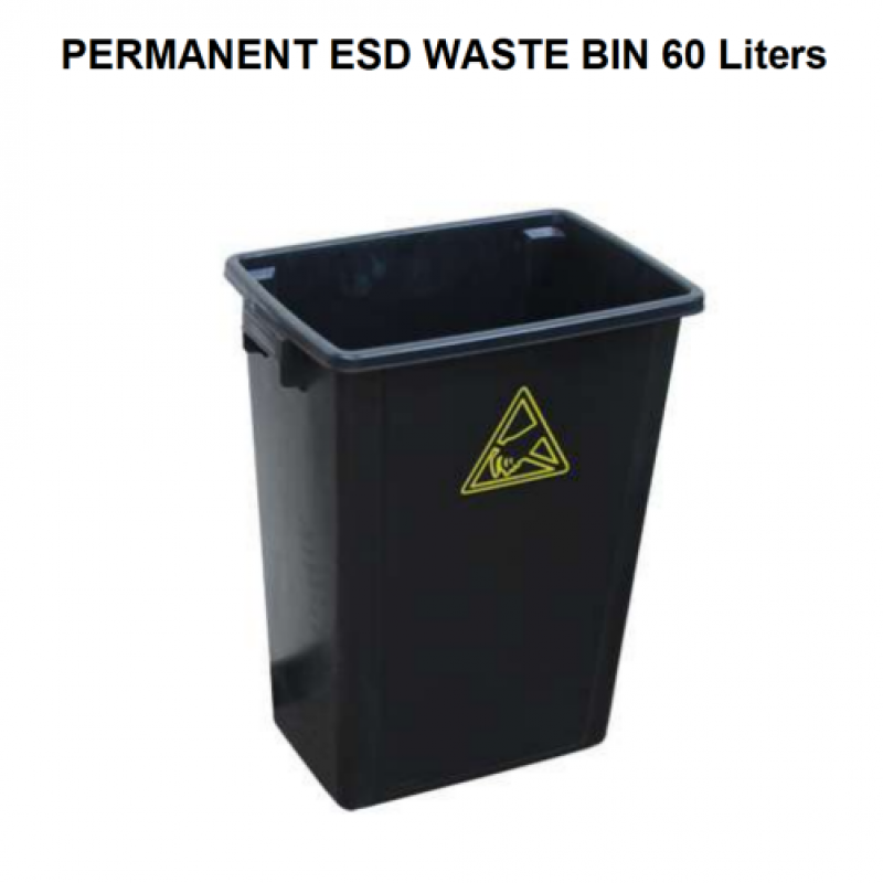 Dispose of Waste Materials Safely with Anti-static ESD Trash Cans in Static Sensitive Areas