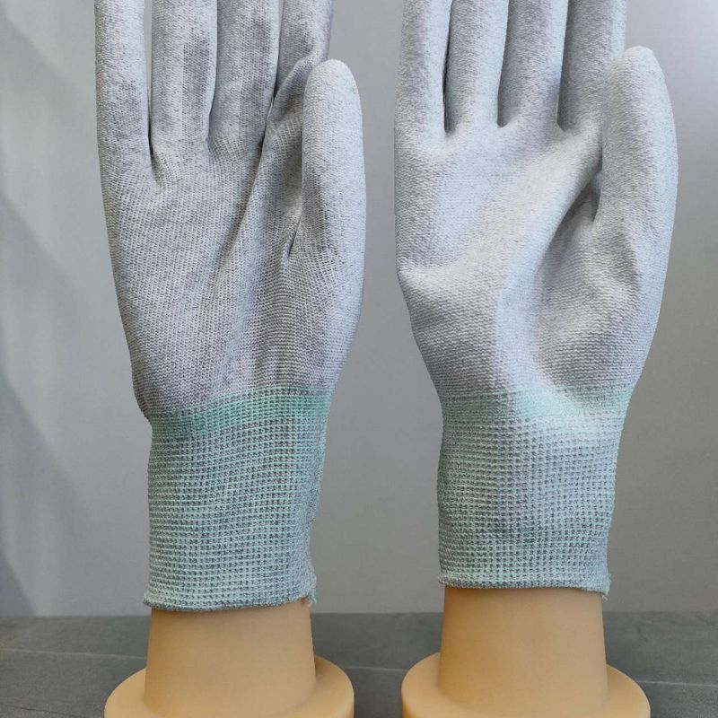 ESD PU Palm Coating Glove