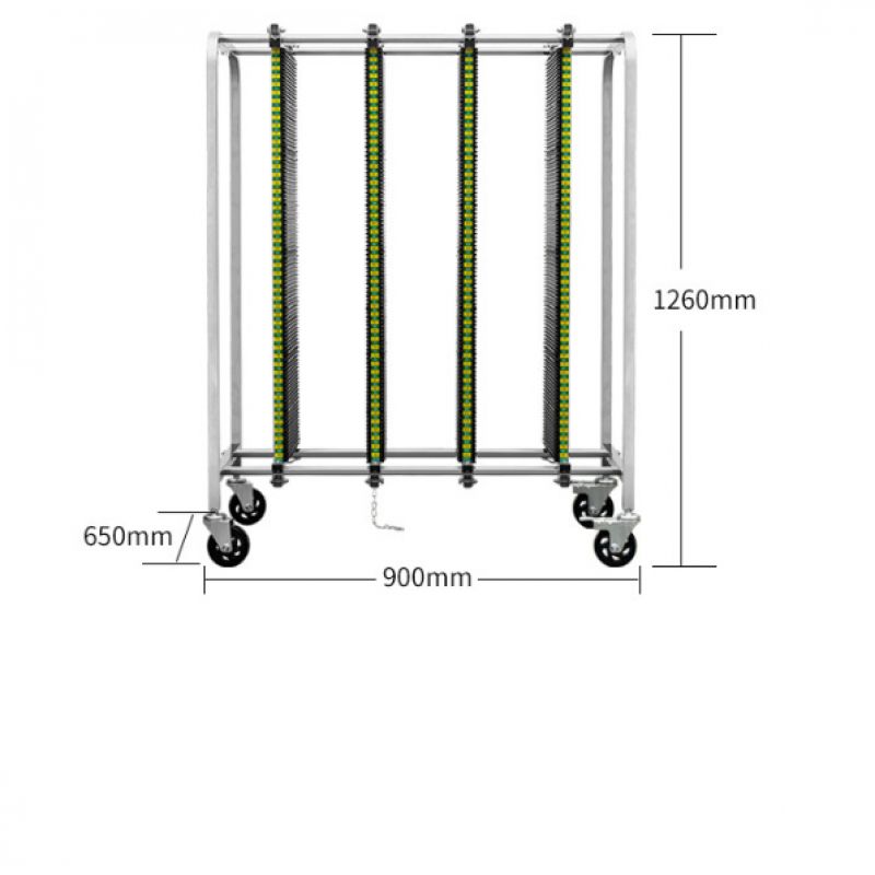 SK530-3 Columns ESD SMT Trolley Cart – Premium Anti-Static Storage & Transport Solution