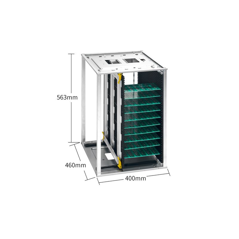 SK1303 ESD Magazine Rack: High-Capacity, Durable, and Adjustable PCB Storage Solution