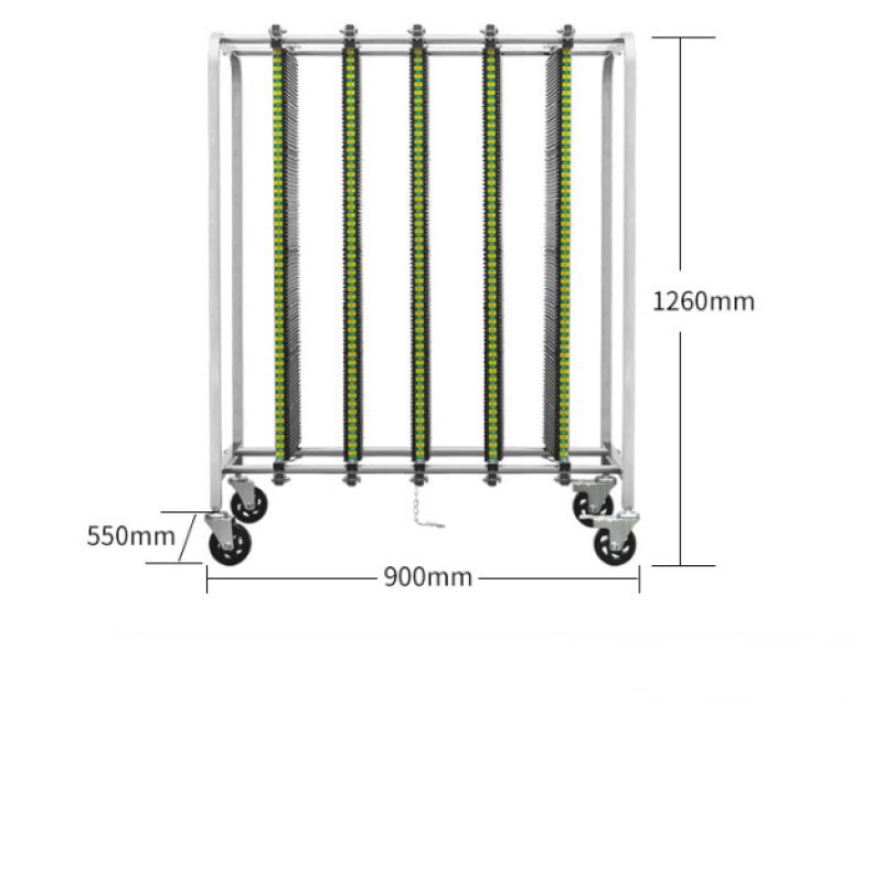 SK350-4 Columns ESD SMT Trolley Cart: The Ultimate Anti-Static Storage Solution for Electronics Manufacturing