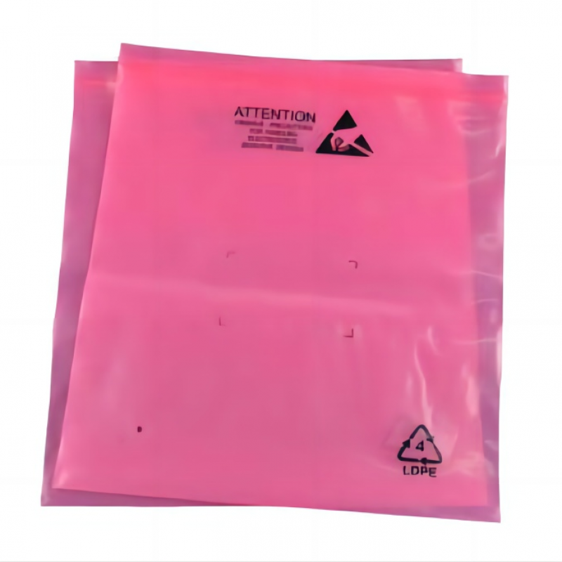 Pink Antistatic Bags
